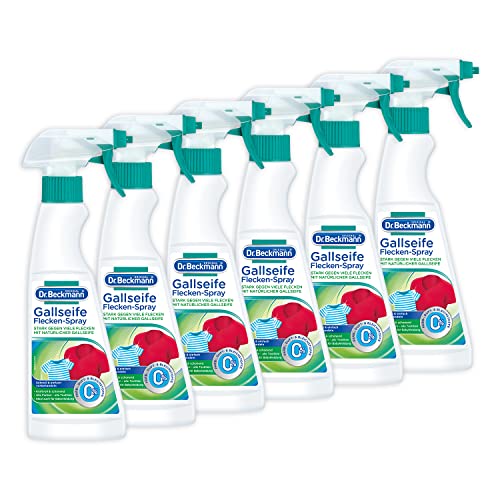 Dr. Beckmann Gallseife Flecken-Spray, mit echter, natürlicher Gallseife, 6er Pack (6 x 250 ml) von Dr. Beckmann