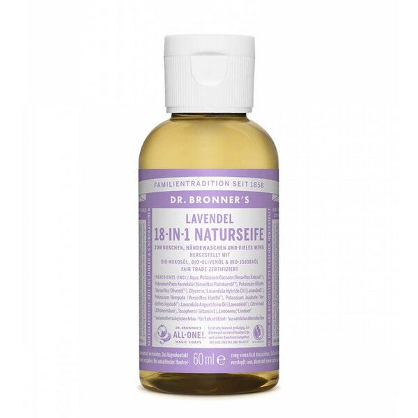 Dr. Bronner's 18-IN-1 Naturseife, 60ml von Dr. Bronner's