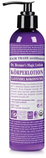 Dr. Bronner's Körperlotion Lavendel Kokosnuss von Dr. Bronner's