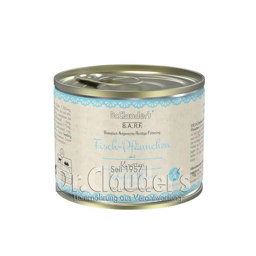 Dr. Clauder's Barf Komplett Menue Fisch-Pfännchen | 6 x 200 g von Dr. Clauder's