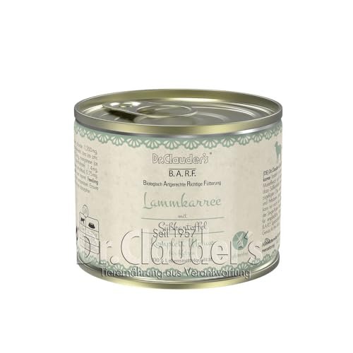 Dr. Clauder's Barf Komplett Menue Lammkarree | 6 x 200 g von Dr. Clauder's
