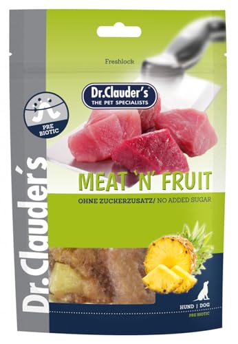 Dr. Clauders Dog Snack Meat&Fruit Ananas & Hühnchen Snack 80g (Menge: 10 je Bestelleinheit) von Dr. Clauder's