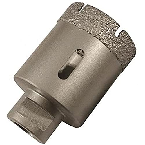 Dr. Diamond | Fliesen Trockenbohrkrone mit vakuumgelötetem Diamantsegment M14 für Fliesen, Feinsteinzeug, Quarzit, Keramik, Terrazzo & Marmor | Ø 40 mm von Dr. Diamond