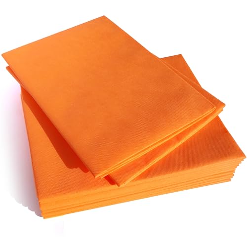 Waschfaserlaken ACTIV 120x210 cm orange 5 Stück nachhaltige Vliesauflagen für Behandlungsliegen von Dr. Güstel Waschfaserlaken