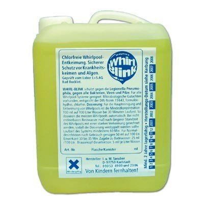 Whirl-BLINK chlorfreie Whirlpool-Desinfektion Kanister 5 Liter Dr. Humms Aquatic (43,80€/1L) von Dr. Humms