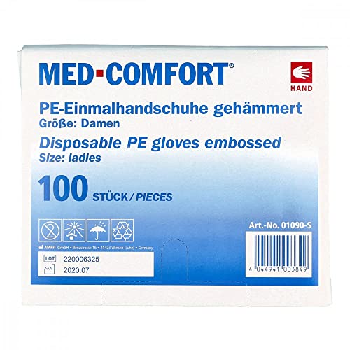 Dr. Junghans Medical HANDSCHUHE Einmal Polyethylen Damen 100 St von Dr. Junghans Medical