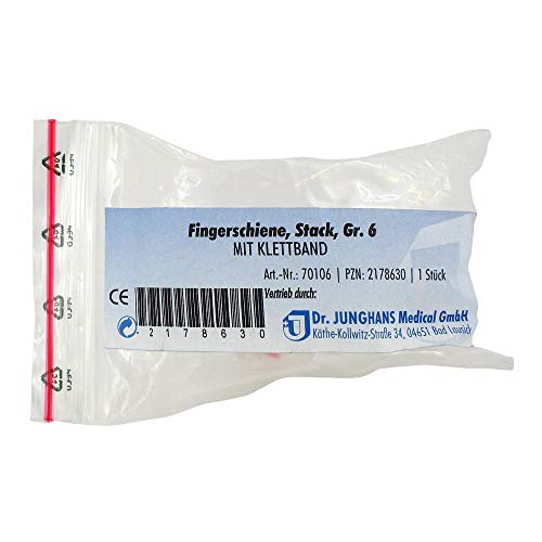FINGERSCHIENE nach Stack Gr.6 Klettband 1 St FINGERSCHIENE nach Stack Gr.6 Klettband 1 St von Dr. Junghans Medical