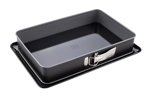 Dr. Oetker Rechteckige Springform mit Servierboden 38 x 25 cm Back-Idee – Eckige Backform mit schnitt- & kratzfestem Flachboden & Emaille-Beschichtung – Kuchenbackform mit Antihaftbeschichtung Dr. Oetker Rechteckige Springform mit Servierboden 38 x 25 cm Back-Idee – Eckige Backform mit schnitt- & kratzfestem Flachboden & Emaille-Beschichtung – Kuchenbackform mit Antihaftbeschichtung von Dr. Oetker