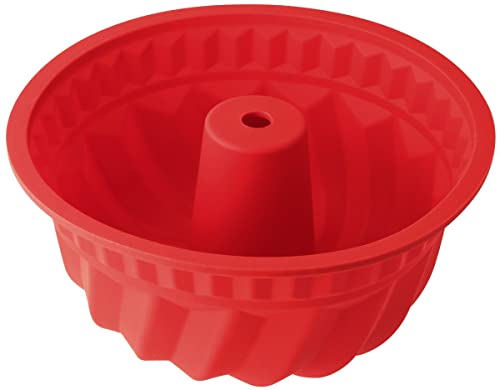 Dr. Oetker 1269 Gugelhupfform Ø 22 cm Flexxibel, Backform für Gugelhupf aus Silikon, Bundform für eindrucksvolle Kreationen, hochwertige Silikon-Kuchenform, Menge: 1 Stück, Rot Dr. Oetker 1269 Gugelhupfform Ø 22 cm Flexxibel, Backform für Gugelhupf aus Silikon, Bundform für eindrucksvolle Kreationen, hochwertige Silikon-Kuchenform, Menge: 1 Stück, Rot von Dr. Oetker