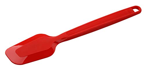 Dr. Oetker Silikon-Teigschaber 22 cm FLEXXIBLE LOVE, Küchen-Schaber aus hochwertigem Platinsilikon, spülmaschinengeeignet, Teig-Spachtel für runde und eckige Kanten (Farbe: Rot), Menge: 1 Stück von Dr. Oetker