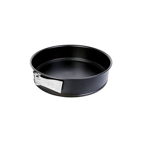 Dr. Oetker Springform Ø 24 cm, Backform mit Flachboden, runde Kuchenform aus Stahl mit Antihaftbeschichtung (Farbe: schwarz), Menge: 1 Stück Dr. Oetker Springform Ø 24 cm, Backform mit Flachboden, runde Kuchenform aus Stahl mit Antihaftbeschichtung (Farbe: schwarz), Menge: 1 Stück von Dr. Oetker