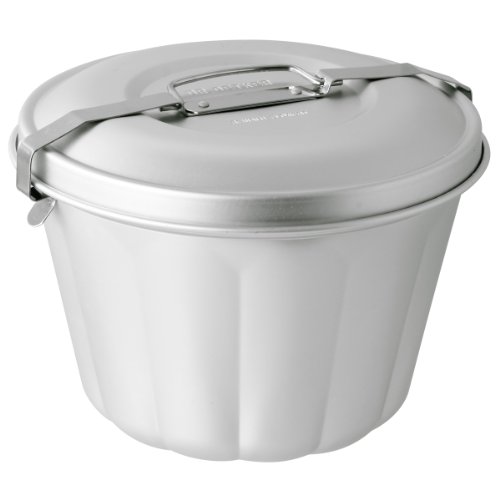 Dr. Oetker 2531 Wasserbadform Aluminium Ø 21 cm – Vielseitige Gugelhupf- und Puddingform, 2,5 Liter Volumen, Silber von Dr. Oetker