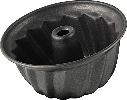 Dr. Oetker Gugelhupfform 10 cm, kleine Kuchenform, Bundform aus Stahl mit Antihaftbeschichtung (Farbe: schwarz), Menge: 1 Stück Dr. Oetker Gugelhupfform 10 cm, kleine Kuchenform, Bundform aus Stahl mit Antihaftbeschichtung (Farbe: schwarz), Menge: 1 Stück von Dr. Oetker