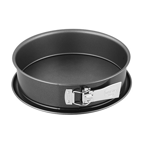 Dr. Oetker Springform Ø 26 cm, auslaufsichere Kuchenform, runde Backform aus Stahl mit keramisch verstärkter Antihaft-Beschichtung (Farbe: grau), Menge: 1 Stück Dr. Oetker Springform Ø 26 cm, auslaufsichere Kuchenform, runde Backform aus Stahl mit keramisch verstärkter Antihaft-Beschichtung (Farbe: grau), Menge: 1 Stück von Dr. Oetker