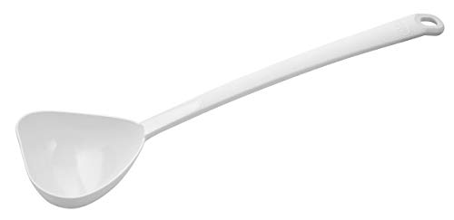 Dr. Oetker 2713 Schöpflöffel 30 cm Pure White, Küchenhelfer mit elegantem Design aus Nylon, Löffel für beschichtete Töpfe und Pfannen-hitzebeständig & spülmaschinengeeignet Farbe:weiß Menge: 1 Stück von Dr. Oetker
