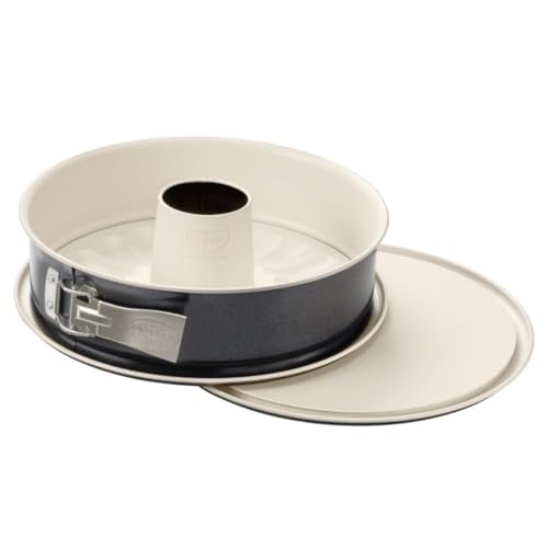 Dr. Oetker Springform mit Flach- und Rohrboden Ø 28 cm Back-Trend – Backform mit keramisch verstärkter Antihaft-Beschichtung, extra hoher Rand, hitzebeständig bis 230°C, auslaufsicher von Dr. Oetker