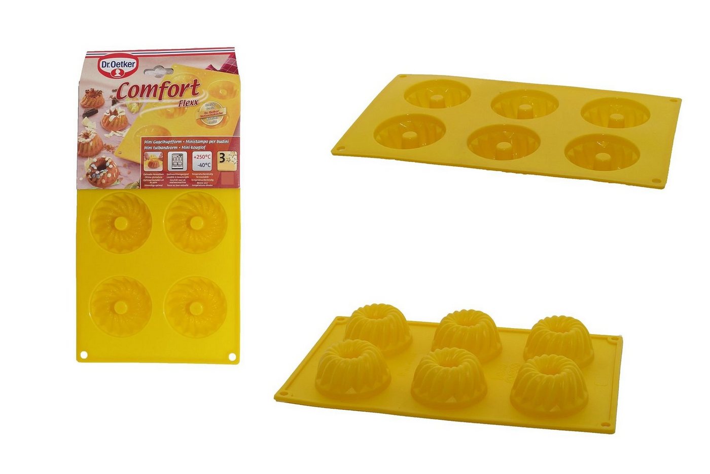 Dr. Oetker Küchenhelfer Silikonform Dr. Oetker Silikon 6er Mini Gugelhupfform Formidabel Gelb Muffin Back Dr. Oetker Küchenhelfer Silikonform Dr. Oetker Silikon 6er Mini Gugelhupfform Formidabel Gelb Muffin Back von Dr. Oetker Küchenhelfer