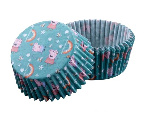 Dr. Oetker Papier-Backförmchen Peppa Wutz – 50 Stück, hitzebeständig – ideal für Cupcakes, Muffins und andere Leckereien – Perfekt für Kindergeburtstage und Partys, Türkis Dr. Oetker Papier-Backförmchen Peppa Wutz – 50 Stück, hitzebeständig – ideal für Cupcakes, Muffins und andere Leckereien – Perfekt für Kindergeburtstage und Partys, Türkis von Dr. Oetker