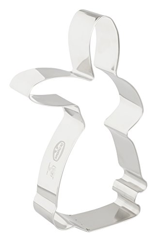 Dr. Oetker Riesen-Ausstecher/Backrahmen Hase aus der Serie Goldiges Ostern, Keks-, Plätzchen und Kuchenform in Einem (Farbe: Silber), Menge: 1 Stück von Dr. Oetker