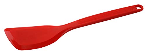 Dr. Oetker Silikon-Wender FLEXXIBLE LOVE, Pfannenwender aus hochwertigem Platinsilikon, spülmaschinengeeignet, vielseitiger Wender für Brat- und Backgut, aufhängbar (Farbe: Rot), Menge: 1 Stück von Dr. Oetker