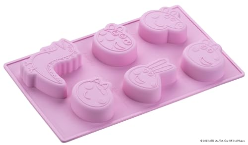 Dr. Oetker Silikonform Mini Küchlein Peppa Wutz – Perfekt für Kindergeburtstage und Backspaß mit der ganzen Familie – Einfache Handhabung und Reinigung, hitzebeständig und säureresistent von Dr. Oetker