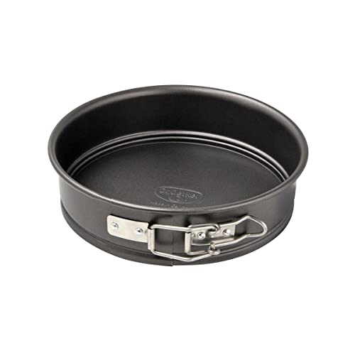 Dr. Oetker Springform Ø 16 cm, kleine Kuchenform mit Flachboden, runde Backform aus Stahl mit Antihaftbeschichtung (Farbe: schwarz), Menge: 1 Stück von Dr. Oetker