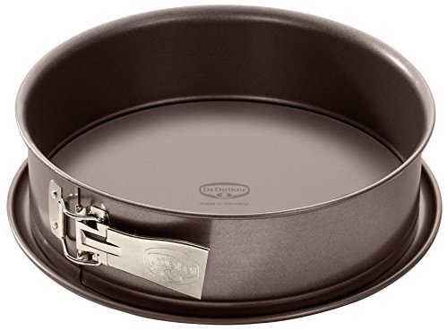 Dr. Oetker Springform mit Emaille-Servierboden Ø 24 cm Back-Edition – Backform mit keramisch verstärkter Antihaft-Beschichtung, schnitt-& kratzfester Boden, hitzebeständig bis 230°C, 2500 ml von Dr. Oetker