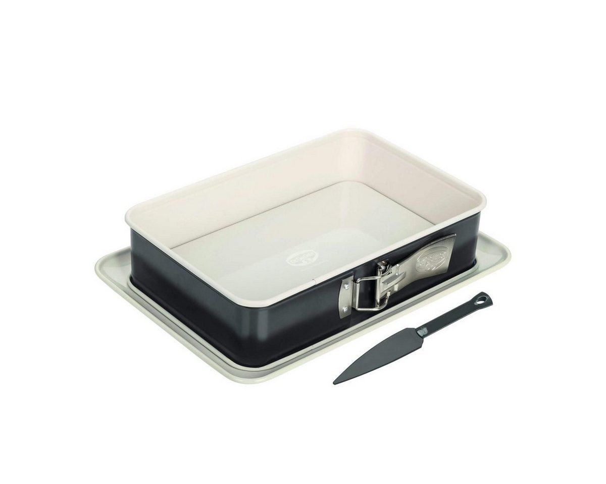 Dr. Oetker Küchenhelfer Springform Rectangular springform with enamel base, incl. cake lifter Dr. Oetker Küchenhelfer Springform Rectangular springform with enamel base, incl. cake lifter von Dr. Oetker Küchenhelfer