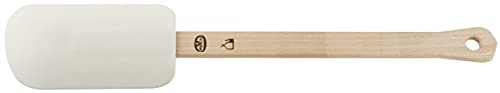 Dr. Oetker Teigschaber, Teigspachtel mit Holzgriff, hochwertige Spatel, Schaber zum Verstreichen und Ausschaben (Maße ca.: 28 cm x 5,5 cm), Menge: 1 Stück von Dr. Oetker