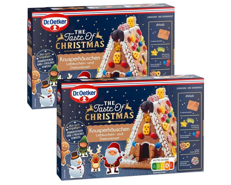 Dr. Oetker Weihnachtsfigur Dr. Oetker Knusper-Häuschen 2er Set Dr. Oetker Weihnachtsfigur Dr. Oetker Knusper-Häuschen 2er Set von Dr. Oetker