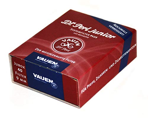 Dr. Perl Filter Junior Aktivkohlefilter groß-9 mm-Jubox 5 x 40er, Kohlenstoff, Rot, 10 x 8 x 5 cm von YAMOOCO
