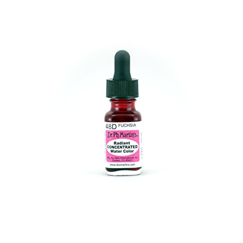 Dr. Ph. Martin's Radiant Concentrated Water Color, 0.5 oz, Fuchsia (48D) von Dr. Ph. Martin's