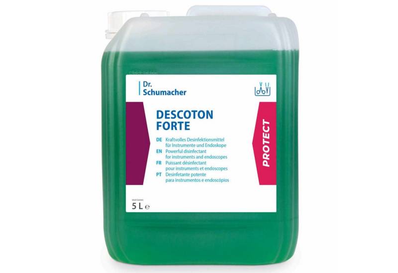Dr. Schumacher DESCOTON FORTE - 5 L Oberflächen-Desinfektionsmittel Dr. Schumacher DESCOTON FORTE - 5 L Oberflächen-Desinfektionsmittel von Dr. Schumacher