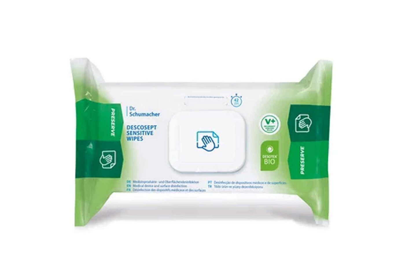 Dr. Schumacher Descosept Desinfektionstücher – 100% biologisch & antibakteriell Oberflächen-Desinfektionsmittel von Dr. Schumacher