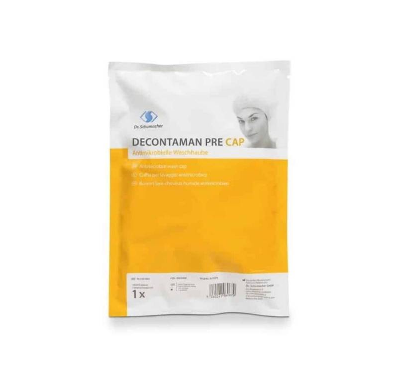 Dr. Schumacher Einmal-Waschhandschuh Dr. Schumacher Decontaman Pre Cap - Haube Dr. Schumacher Einmal-Waschhandschuh Dr. Schumacher Decontaman Pre Cap - Haube von Dr. Schumacher