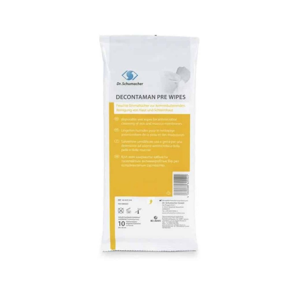 Dr. Schumacher Einmal-Waschhandschuh Dr. Schumacher Decontaman Pre Wipes von Dr. Schumacher
