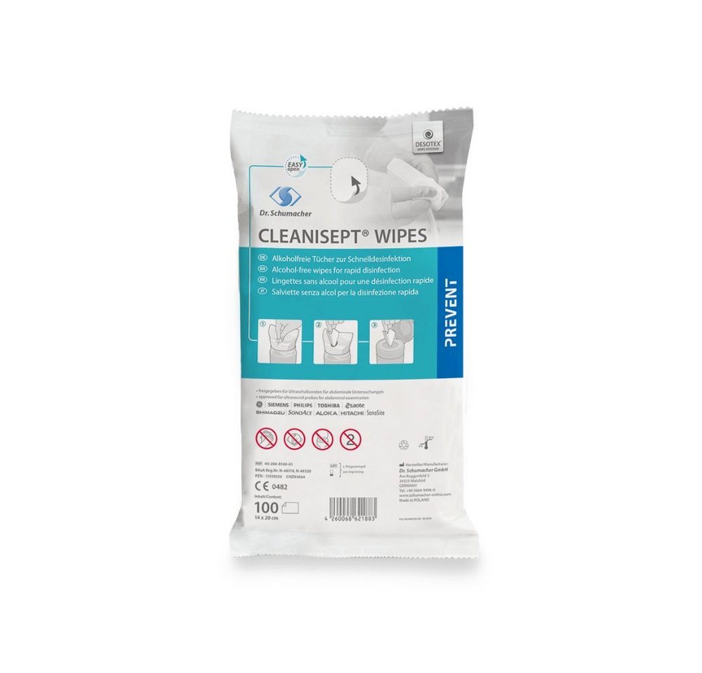 Dr. Schumacher Feuchttücherbox Dr. Schumacher Cleanisept Wipes Schnelldesinfektion - Nachfüllpackung von Dr. Schumacher