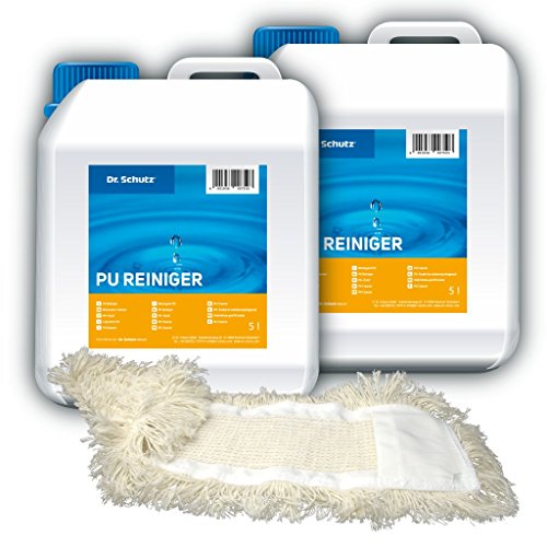 2x Dr. Schutz PU Reiniger 5 Liter inkl. Wischmopp - SET von Dr. Schutz