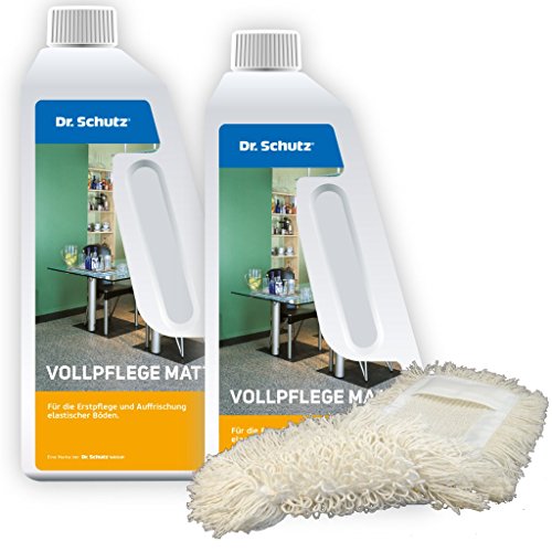 Dr. Schutz 2X Vollpflege Matt (750 ml) inkl. Wischmopp von Dr. Schutz