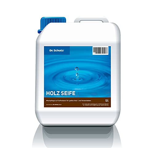 Dr. Schutz Holzseife 5L | Reinigung & Pflege für geölte Holzböden | 2-in-1-Wischpflege für schönes Parkett Dr. Schutz Holzseife 5L | Reinigung & Pflege für geölte Holzböden | 2-in-1-Wischpflege für schönes Parkett von Dr. Schutz