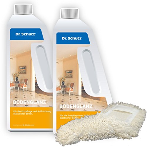 Dr. Schutz 2X Bodenglanz (750 ml) inkl. Wischmopp von Dr. Schutz