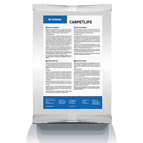 Dr. Schutz Carpetlife Granulat 1 KG | Teppichreiniger Granulat | Teppich Intensivreinigung, Teppich Reinigungsmittel von Dr. Schutz