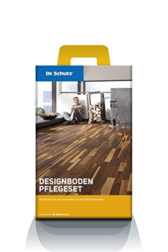 Dr. Schutz Designboden Pflegeset für Vinyl-Bodenbeläge PU Reiniger + Vollpflege, Reinigungs- und Schutz-Set für PVC, Vinyl und Linoleum von Dr. Schutz