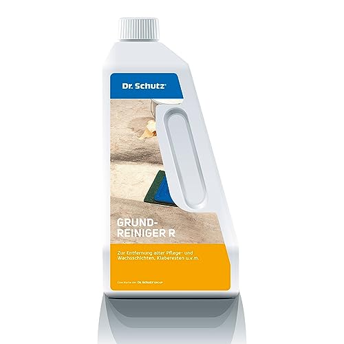 Dr. Schutz Grundreiniger R 750 ml für elastische Bodenbeläge | Bodenreiniger für Vinyl, PVC, CV, Linoleum, Naturstein, Kunststein, Kautschuk | Kunststoffreiniger, WPC-Reiniger, Fliesenreiniger von Dr. Schutz