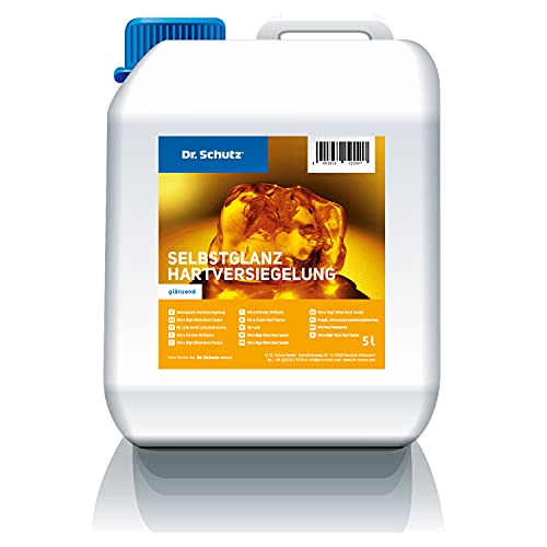Dr. Schutz Selbstglanz Hartbeschichtung glänzend 5 L für elastische Bodenbeläge | Versiegelung für PVC, CV, Linoleum | Bodenversiegelung, Schutzversiegelung, Bodenbeschichtung | Vinylboden versiegeln Dr. Schutz Selbstglanz Hartbeschichtung glänzend 5 L für elastische Bodenbeläge | Versiegelung für PVC, CV, Linoleum | Bodenversiegelung, Schutzversiegelung, Bodenbeschichtung | Vinylboden versiegeln von Dr. Schutz