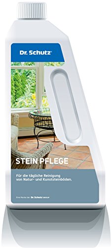 Dr. Schutz Stein Pflege 750 ml | Steinpflegemittel für Innen & Außen | Reinigungsmittel für Marmor, Granit, Naturstein | Steinbodenreiniger, Bodenpflege Fliesen & Stein von Dr. Schutz