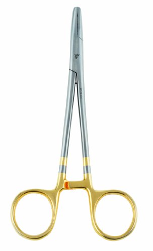 Dr Slick Long Range Clamp Schwarz Gold Loop Fly Angeln Zangen Arterienklemme Pinzette, Gold von Dr. Slick