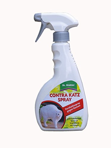 Dr. Stähler 002004 Contra Katz, 500 ml Sprühflaschen zum Fernhalten von Katzen, Kaninichen und Hunden von Dr. Stähler