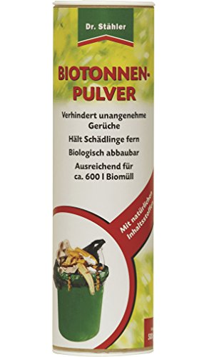 Dr. Stähler 002196 Pulver für geruchsfreie Bio-Mülltonnen, 499.0 g von Dr. Stähler