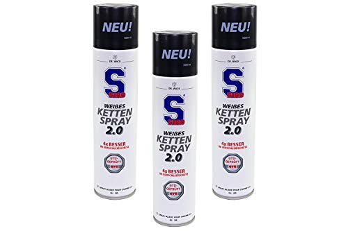 Kettenspray S100 weiss DR. Wack 3 Dosen á 400 ml 4006539723508 von Dr. Wack